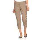 Women's Apt. 9&reg; Torie Modern Fit Capri Dress Pants, Size: 6, Med Beige