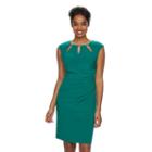 Women's Scarlett Cutout Sheath Dress, Size: 10, Green