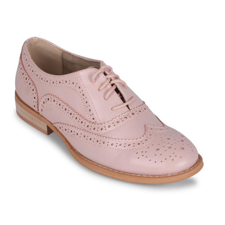Wanted Babe Women's Wingtip Shoes, Size: 10, Pink