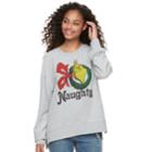 Juniors' Dr. Seuss Grinch Sweatshirt, Teens, Size: Medium, Med Grey