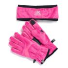 Girls 4-16 Zeroxposur Athena Headband & Tech Touch Gloves Set, Size: S-m, Rapture