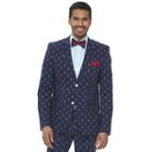 Men's Wd. Ny Slim-fit Anchor Suit Jacket, Size: Small, Blue