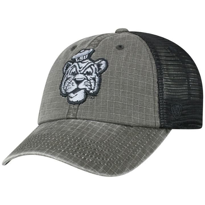 Adult Top Of The World Lsu Tigers Ploom Ripstop Cap, Men's, Black