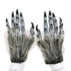 Adult Grey Beast Costume Hands, Size: Standard, Multicolor