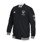 Men's Adidas Brooklyn Nets On-court Warm Up Jacket, Size: Xl, Black