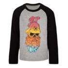 Boys 4-7 Hurley Pirate Raglan Graphic Tee, Size: 5, Oxford