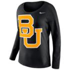 Women's Nike Baylor Bears Tailgate Long-sleeve Top, Size: Xl, Black