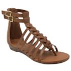 Rampage Santorini Women's Gladiator Sandals, Size: Medium (6.5), Brown