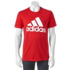 Big & Tall Adidas Logo Performance Tee, Men's, Size: Xxl Tall, Med Red