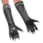 Kids Captain America: Civil War Black Panther Deluxe Costume Gloves, Boy's, Multicolor