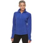 Women's Tek Gear&reg; 1/4 Zip Microstretch Top, Size: Small, Med Blue