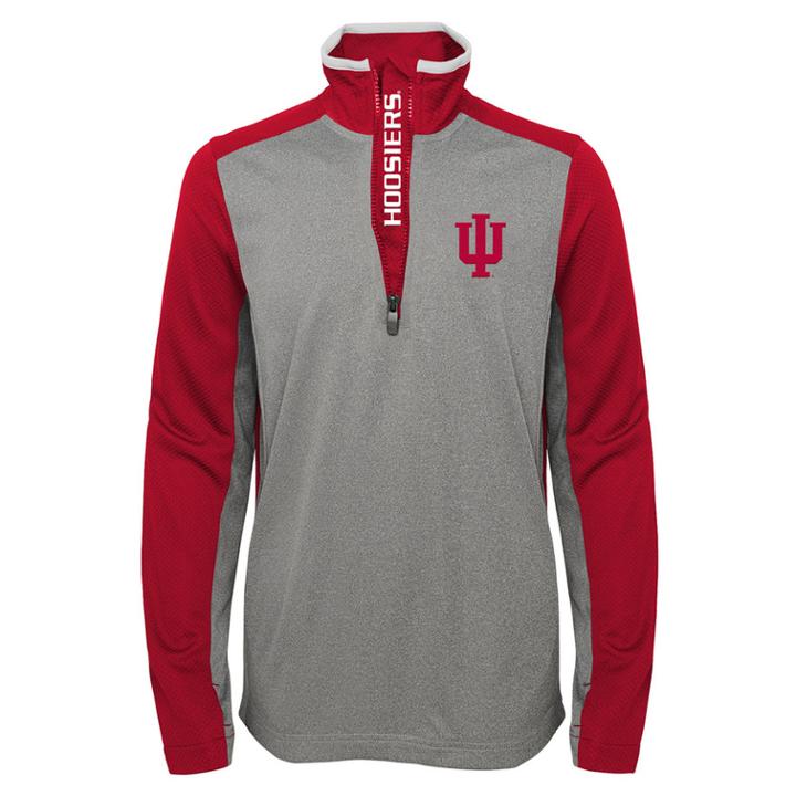 Boys 8-20 Indiana Hoosiers Matrix Pullover, Size: M 10-12, Grey