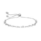 Sterling Silver Mirror Chain Bolo Bracelet, Women's
