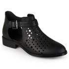 Journee Collection Neela Women's Exposed Ankle Boots, Girl's, Size: 7.5, Black