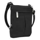 Travelon Anti-theft Classic Slim Mini Crossbody Bag, Adult Unisex, Black