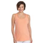 Women's Woolrich Huckleberry Hills Lace-trim Tank, Size: Small, Pink
