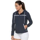 Women's Fila Sport&reg; Reflective Stripe Running Jacket, Size: Small, Blue (navy)