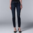 Women's Simply Vera Vera Wang Skinny Jeans, Size: 12, Turquoise/blue (turq/aqua)