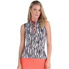 Women's Tail Cindy 1/4-zip Golf Tank, Size: Large, Vista