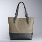 Simply Vera Vera Wang Catherine Tote, Women's, Med Green