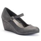 So&reg; Women's Mary Jane Wedges, Girl's, Size: Medium (8.5), Med Grey