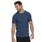 Men's Tek Gear&reg; Ultra-soft Tee, Size: Large, Blue (navy)