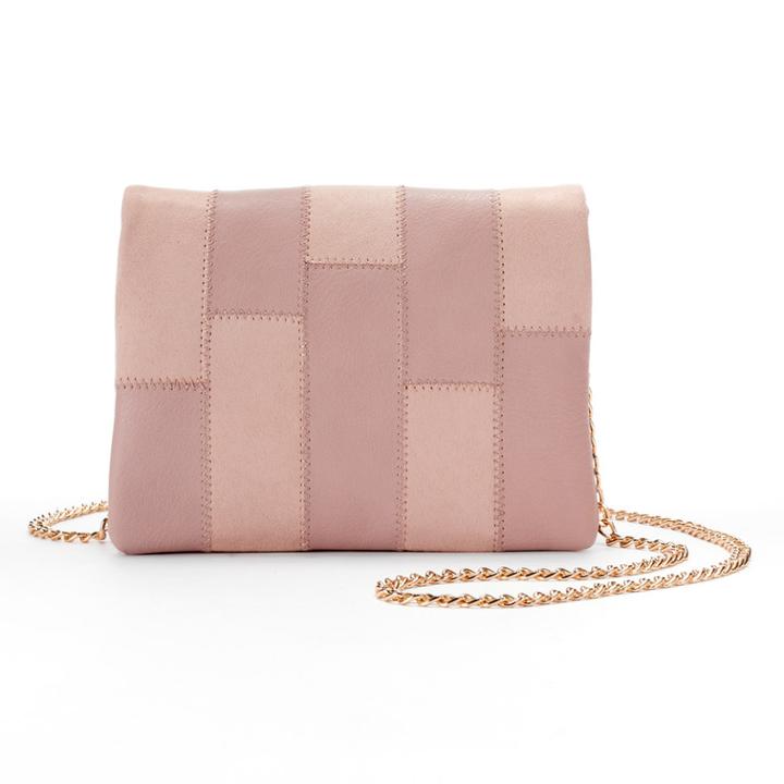Lc Lauren Conrad Poche Crossbody Bag, Women's, Light Pink