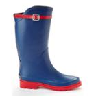 Henry Ferrera Nuface Women's Water-resistant Two-tone Rain Boots, Size: 9, Blue (navy)