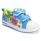 Bobbi-toads Jacjac Girls' Paintable Sneakers, Girl's, Size: Medium (1), Blue
