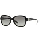 Vogue Vo2942s 55mm Timeless Rectangle Gradient Sunglasses With Swarovski Elements, Women's, Black