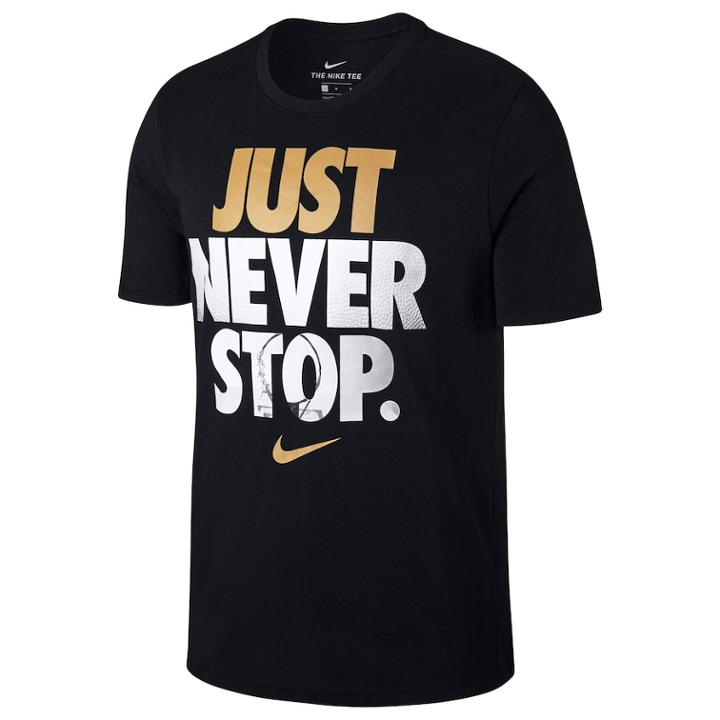 Men's Nike Drifit Basketball Tee, Size: Large, Grey (charcoal)
