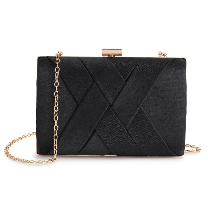 Lenore By La Regale Criss Cross Minaudiere Handbag, Women's, Black