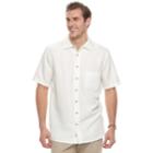 Men's Batik Bay Classic-fit Jacquard Button-down Shirt, Size: 2xb, Natural