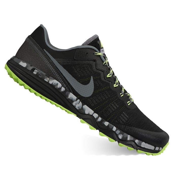 Nike Dual Fusion Trail 2 Men's Running Shoes, Size: 10, Black