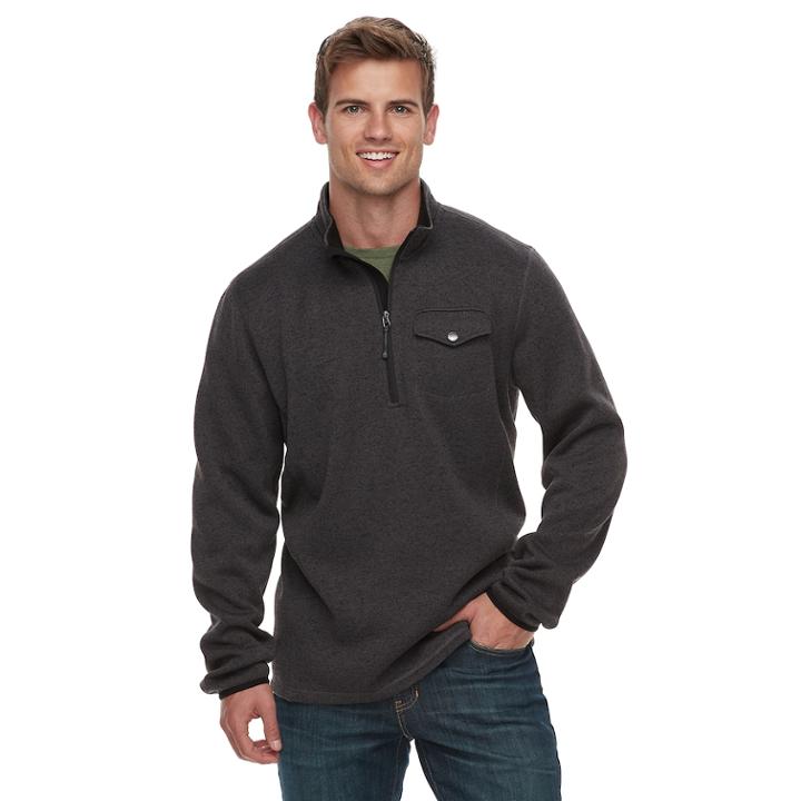 Men's Zeroxposur Classic-fit Quarter-zip Pullover, Size: Xl, Med Blue