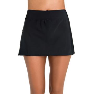 Women's Upstream Swim Skirt, Size: 12, Black