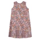 Girls 7-16 Iz Amy Byer Floral Print French Terry Swing Dress With Necklace, Girl's, Size: Medium, Ovrfl Oth