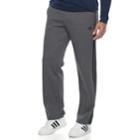 Men's Adidas Essential Fleece Pants, Size: Small, Dark Grey