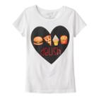 Girls 4-6x Emoji Delish Graphic Tee, Girl's, Size: 6x, White