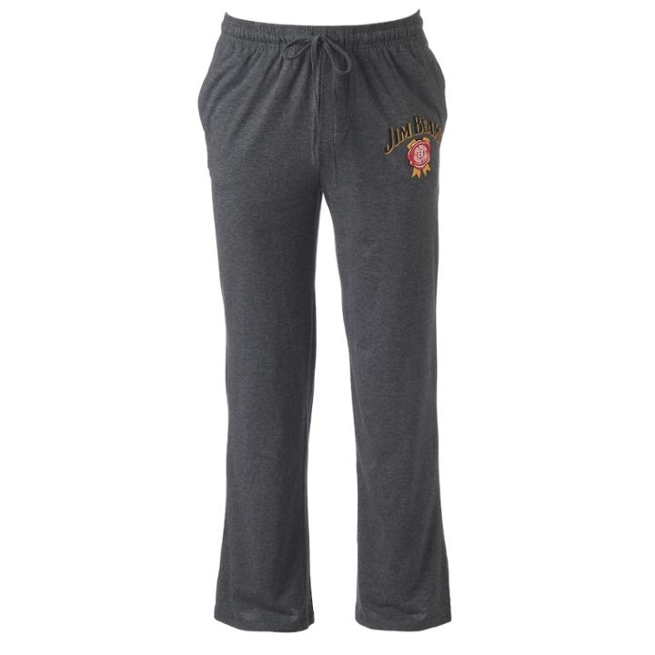 Men's Jim Beam Lounge Pants, Size: Medium, Grey (charcoal)