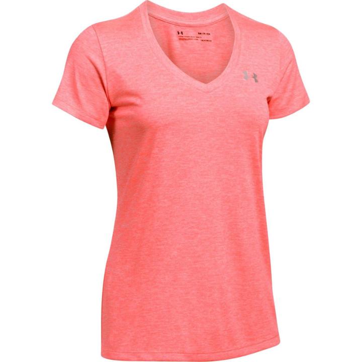 Women's Under Armour Tech Short Sleeve Tee, Size: Large, Marathon Red