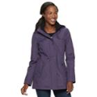 Women's Weathercast Hooded Bonded Anorak Jacket, Size: Small, Lt Purple
