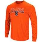 Men's Campus Heritage Syracuse Orange Gradient Long-sleeve Tee, Size: Xl, Drk Orange