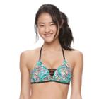 Mix And Match Halter Tropical Bikini Top, Size: Small, Ovrfl Oth