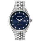 Citizen Eco-drive Men's Corso Diamond Stainless Steel Watch - Bm7251-53m, Size: Large, Grey