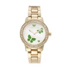 Laura Ashley Women's Crystal Watch, Yellow
