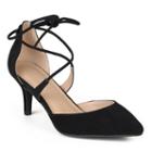 Journee Collection Cairo Women's Lace-up High Heels, Girl's, Size: Medium (7), Black