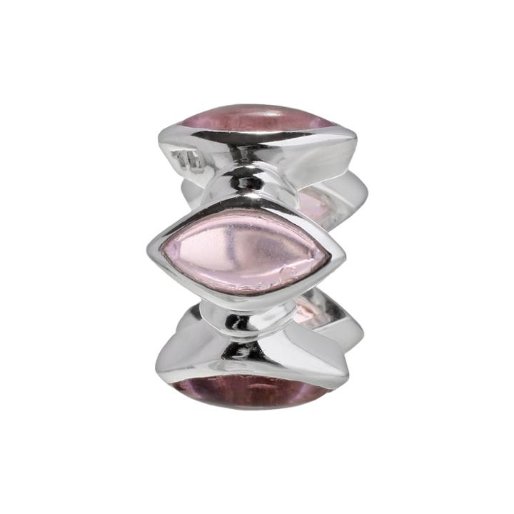 Individuality Beads Sterling Silver Glass Marquise Bead, Women's, Multicolor