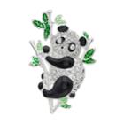 Napier Simulated Crystal Panda Pin, Women's, Multicolor