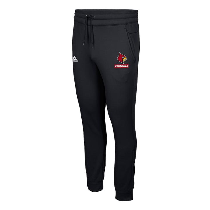 Men's Adidas Louisville Cardinals Team Issue Climawarm Pants, Size: Medium, Black